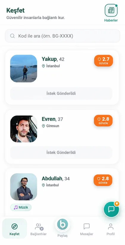 BanaGüven — mobil uygulama