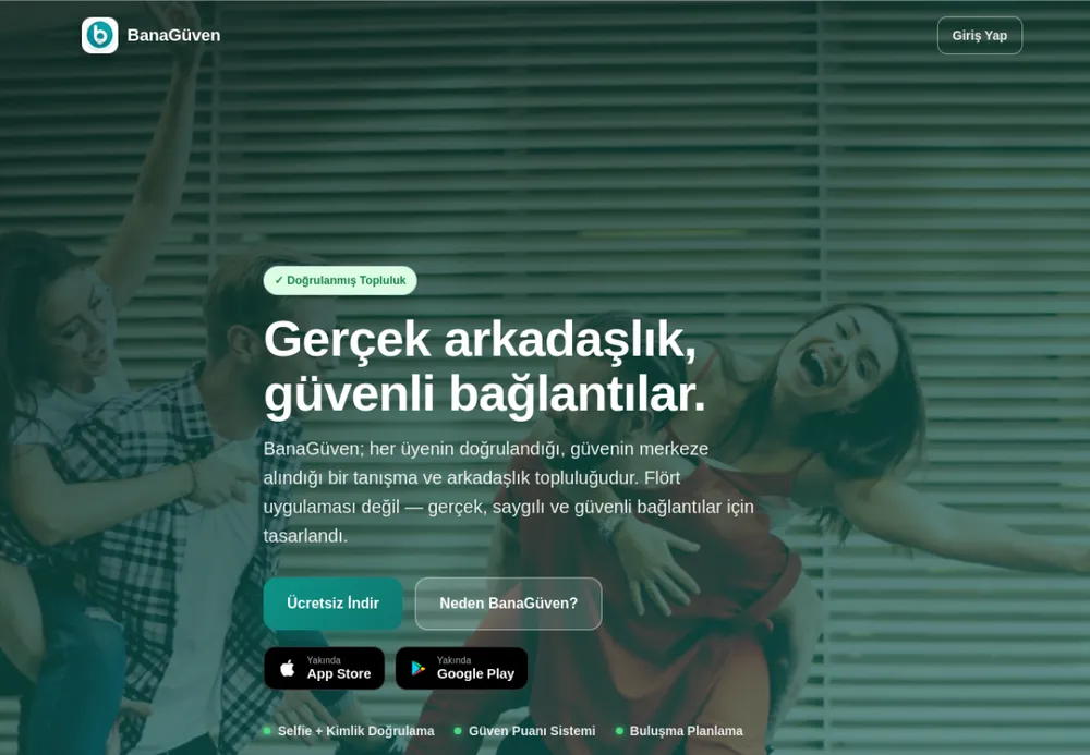 BanaGüven — masaüstü arayüzü